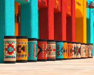 Colorful Southwestern Facade