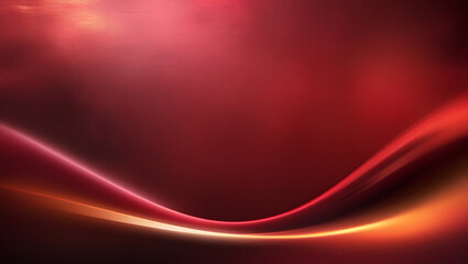 Flowing Red and Orange Abstract Design Highlighting Seamless Curves and Dynamic Gradients