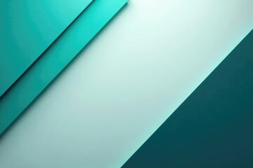 Abstract geometric design with teal and grey hues Modern minimalist style , shape pattern, texture background, contemporary