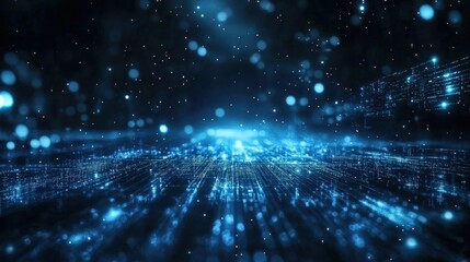 Fototapeta premium Digital Futuristic Abstract Background