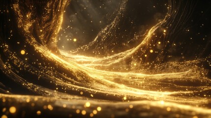 Golden Sands of Dreamscape: A Digital Art Masterpiece