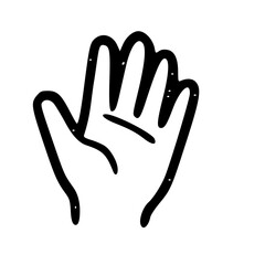 Obraz premium Hand Drawn Hand Illustration