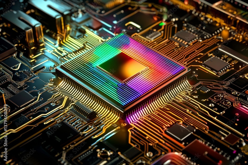 Poster learn about the essential motherboard components in digital quantum computing chips.