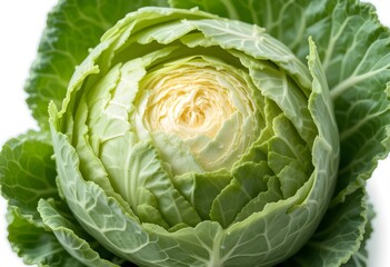 Fresh cabbage just harvested from the plantation.