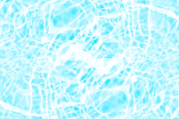 Blue water with ripples on the surface. Defocus blurred transparent blue colored clear calm water...