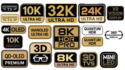 Obraz premium The Future of Display Technology: From 4K to 32K and Beyond