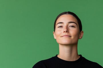 portrait of person on autistic pride day expressing individuality and confidence