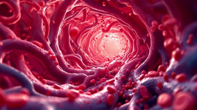 Glucose in blood HD stock video