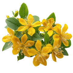 St. Johns Wort png St. Johns Wort herb png medicinal plant St. Johns Wort png yellow flower herb png transparent background image