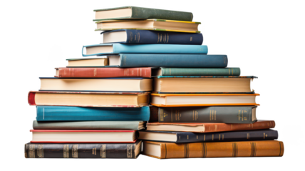 Stack of books png stacked books png pile of books png reading books png transparent background image