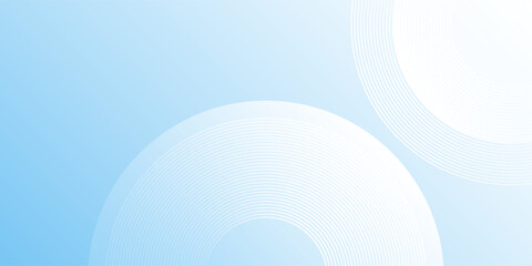 Modern pastel colorful blue and white gradations. Circle effect style geometric abstract simple design background