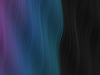 Abstract background features dark teal wavy lines subtly transitioning to black, creating a sleek, flowing pattern with a hint of purple.