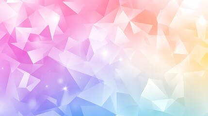 Fototapeta premium Abstract Pastel Triangle Geometric Background Design