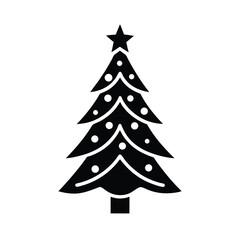 christmas tree vector illustration