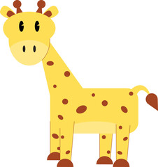 giraffe wild animal illustration