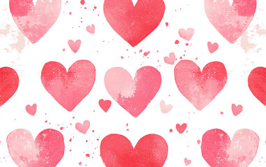 Cute colorful heart art illustration
