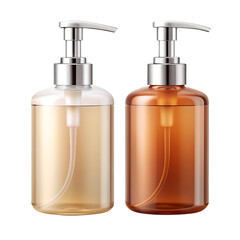 Amber & Clear Soap Dispensers