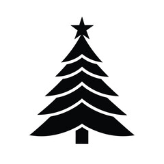 christmas tree vector illustration