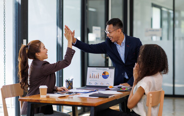 Business handshake for teamwork of business merger and acquisition,successful negotiate,hand...