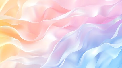 Obraz premium Abstract Pastel Wave Design Soft Colors Background