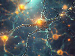 conceptual image of human brain