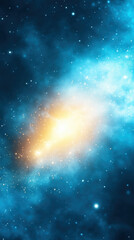 vibrant galaxy with bright stars and cosmic clouds in deep space