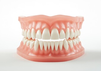 Obraz premium Dental Model Showing Set of Teeth for Dentistry Education and Healthcare