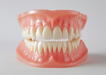Fototapeta premium Dental Model Showing Teeth and Gums for Educational or Medical Use