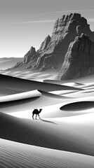 mountain landscape in the morning