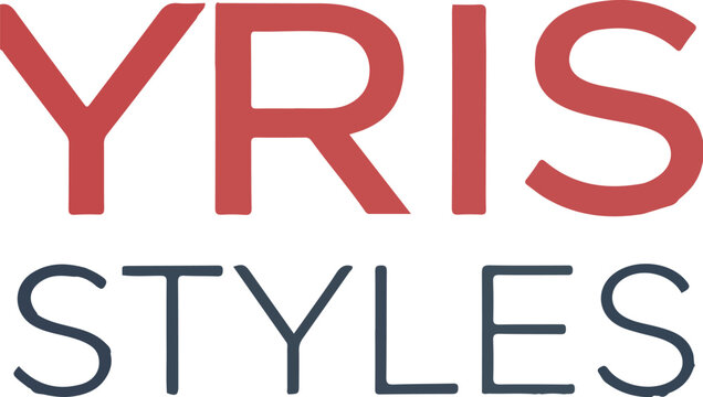 Elegant fashion design logo called 'Yris Styles&rsquo;. Generative AI.