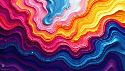 Fototapeta premium Abstract swirling paint textures in vibrant colors , color, vortex