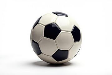 Fototapeta premium Isolated white background, perfectly centered football , perfect, image, sphere