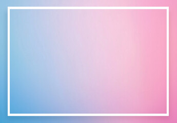 Obraz premium Minimalist Pink and Blue Gradient Background – High-Resolution Rectangular Design with White Space in the Center, Perfect for Modern Graphics, Web Design, and Digital Art