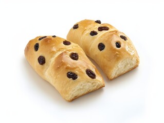 Delicious Raisin Bread Rolls, Golden Brown Crust