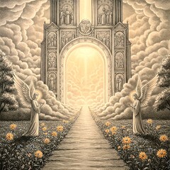 stone arch in the alhambra