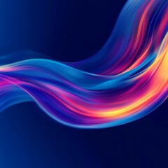 Obraz premium Vibrant Abstract Multicolored Background with Flowing Design Elements