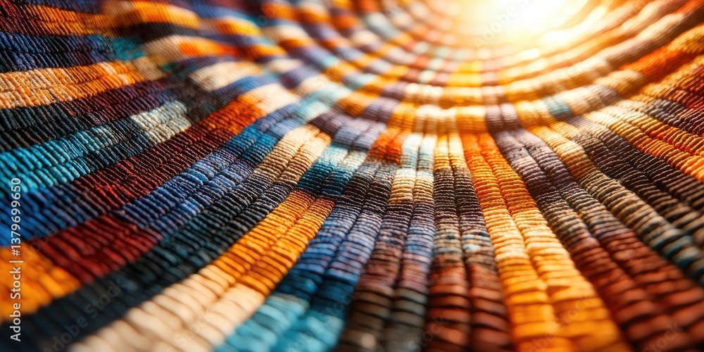 Poster A digital tapestry, woven with intricate binary code patterns, representing the vastness of big data, a futuristic vision of technological advancement.