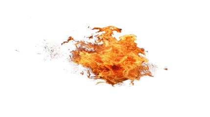 Fiery Blaze: A mesmerizing close-up of an intense, vibrant blaze, with tongues of flame dancing in the air, creating a powerful visual of raw energy.