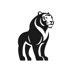 Minimalist Dark Tiger Logo.eps