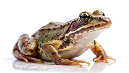 Candid Grass Frog Photography: Rana Temporaria in Natural Habitat - High-Resolution Images