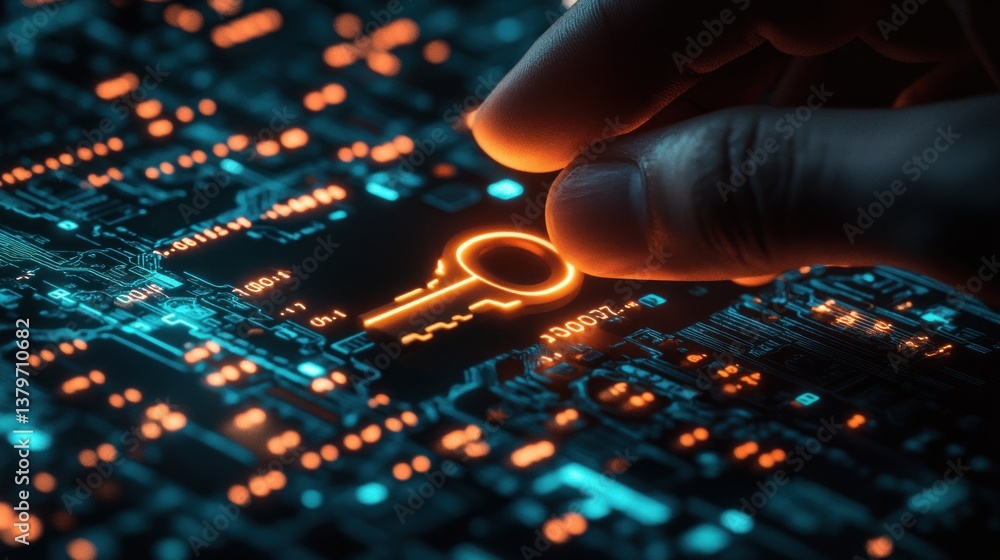 Poster cybersecurity: digital key access & network security