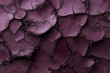 Dusty, cracked, deep purple powder texture
