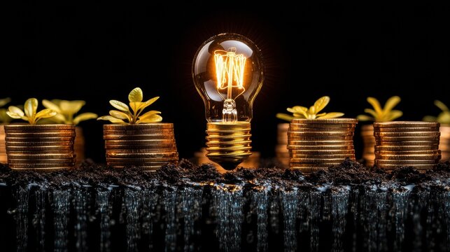 Person Working at Desk with Connected Digital Network on Computer Screen