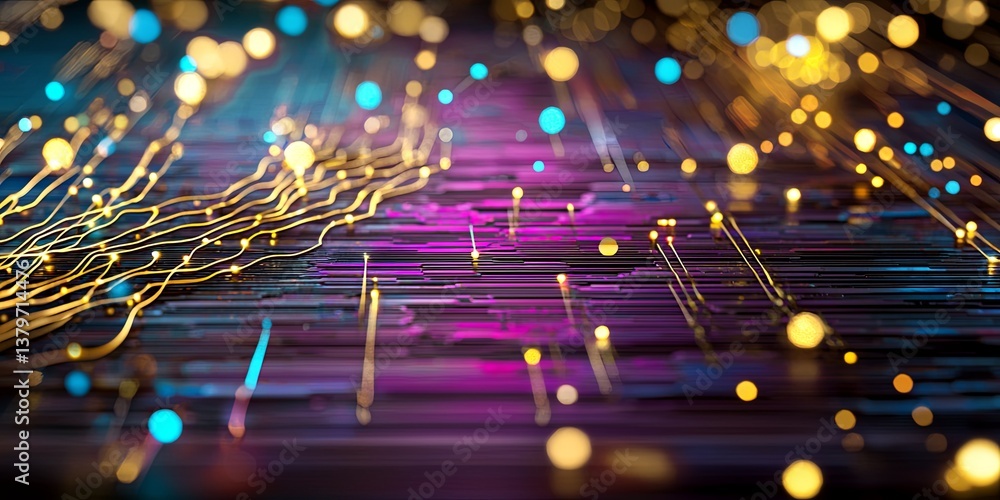 Poster A symphony of code and algorithms, where artificial intelligence breathes life into the digital world, shaping the future with its boundless potential.