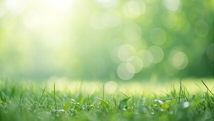 Obraz premium spring background with grass , green grass background