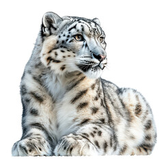 Snow leopard png big cat png wild snow leopard png mountain leopard png fierce predator png endangered species png powerful feline png transparent background image