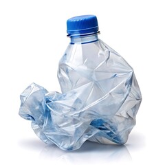 crumpled disposable plastic bottle isolated on white.jpg