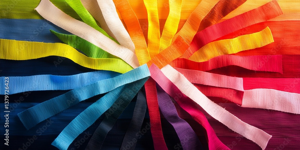 Aufkleber a vibrant tapestry woven by threads of diverse individuals, each contributing their unique expertise