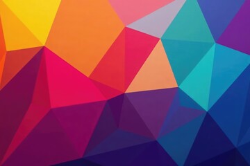 Abstract geometric shapes form a colorful backdrop , composition, shapes, bright