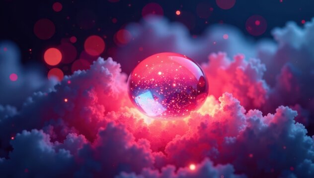 Softly glowing aura around an object, aura, mysterious